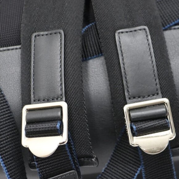 Burberry London Check Logo Rocco Backpack - Navy - Picture 10 of 14